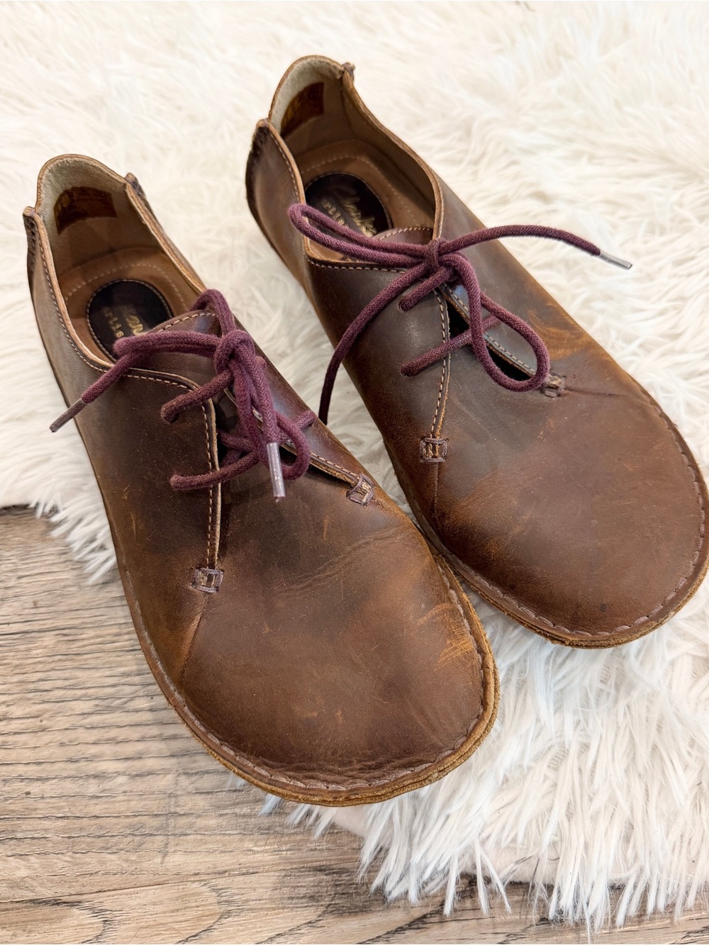 Clarks Artisan Janey Mae Leather Oxfords 8.5